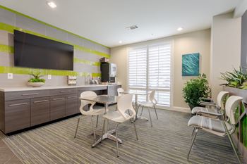 Office space with tv